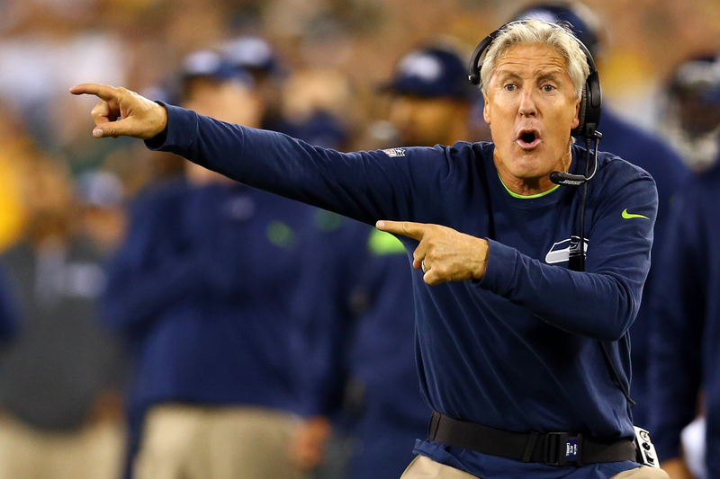 Illustration for article titled Pete Carroll Says The Refs Blew That Big Fumble Call
